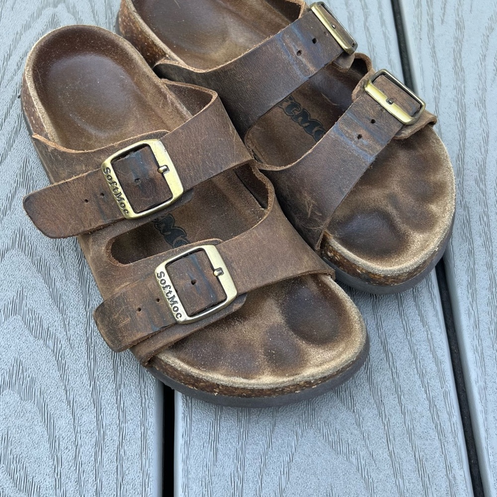 Kids Brown Sandals, SoftMoc